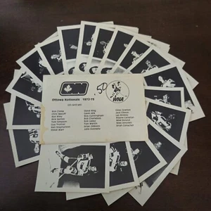 1972-73 OTTAWA NATIONALS WHA HOCKEY SET COMPLETO CARTE COME NUOVE/BUSTA ORIGINALE - Foto 1 di 8