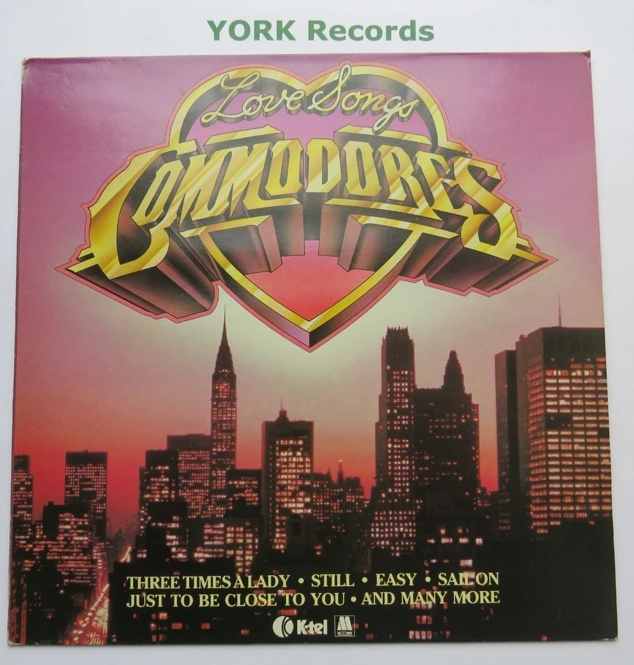 COMMODORES - Love Songs - Excellent Condition LP Record K-Tel Motown NE 1171 - Image 1 of 1