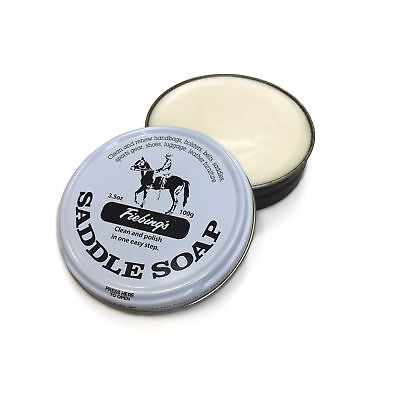 Saddle Soap Tin 3.5oz Fiebings White • 6.19€