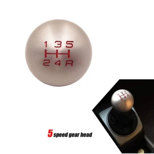 5 Speed Gear Shift Knob Shifter Lever Stick Head for Car Honda Civic Type-R 1x - Picture 1 of 6