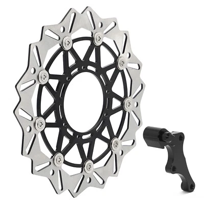 For Honda Oversize Brake Rotor + Caliper Bracket CRF250R CRF450R CRF450RX 19-24 - Image 1 of 4