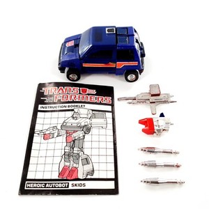 Vtg Transformers G1 Autobot Skids Action Figure Near Complete No Blaster
