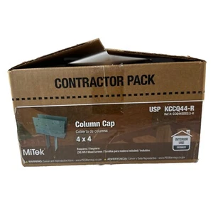 MiTek 4" x 4" Steel Post to Beam Connector Requires (30) WS3 Screws Included - Picture 1 of 9