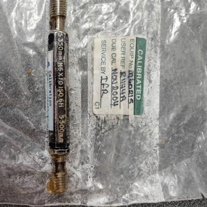 Calibrated M6x1.0 Thread plug Gauge Go Not Go - Picture 1 of 3