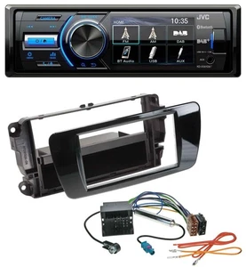JVC Bluetooth MP3 USB DAB Autoradio für Seat Ibiza ab 08 Klavierlack schwarz - Bild 1 von 9