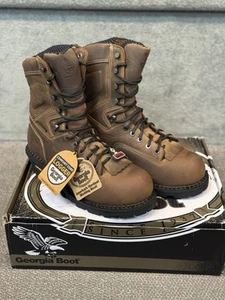 Georgia Boot Men's Comfort Core Waterproof Insulated Logger Composite Toe 10WIDE - Picture 1 of 3