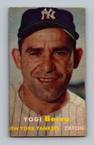 1957 Topps #2 Yogi Berra LOW GRADE (rifinita) Vintage HOF Baseball Card - Foto 1 di 2
