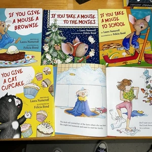 5 Picture Books If You Give a Mouse a Cookie Moose a Muffin Pig a Pancake Movies - Picture 1 of 3