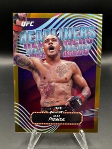 Techos Alex Pereira 2024 Topps Finest/50 Gold HDL-7 - Imagen 1 de 2