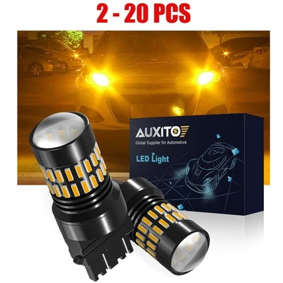 3156 Luz LED de giro delantera 3157 Ram 2-20 piezas 1500 Dodge 1994-2010 ámbar Foto 1 de 4