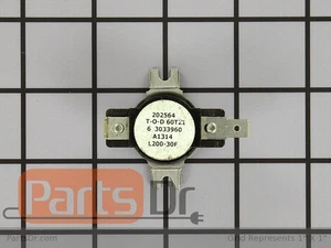 Maytag Residential Dryer OEM High-limit Thermostat 303396 Wp303396 - Picture 1 of 1