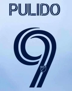 Pulido # 9 Sporting Kansas City 2021 Home Adult Nameset - Bild 1 von 1