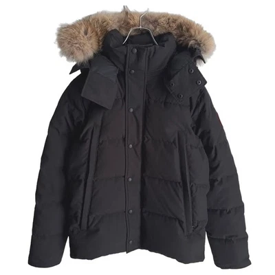 Canada Goose Wyndham Parka 3-Way M Black Coyote Fur Detachable Hood F/S - Image 1 of 4
