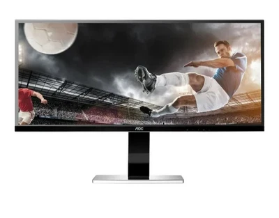 AOC 34" Monitor LED IPS UltraWide U3477PQU GAMING/COMPUTING Built In Speakers. - Image 1 of 4