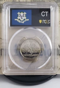 Etiqueta estatal 1999-S - Cuarto - Connecticut - PCGS PR70DCAM - ¡Excelente! 4057 - Imagen 1 de 6