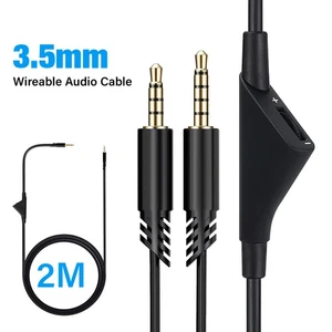 3.5mm Gaming Headset Stereo Replacement Cable Cord for Astro A10/A40/A30 Lead 2m - Picture 1 of 8