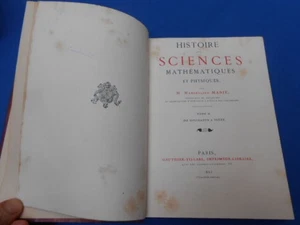 Histoire des Sciences Mathématiques et Physiques. TOME II. Quatrième et - Foto 1 di 1