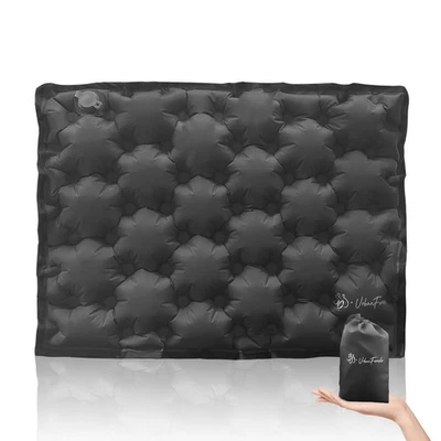 Cojín de asiento inflable ligero cojín de aire para acampar con paño de reparación... Foto 1 de 4