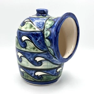 Bonchurch Pottery Isle of Wight Waves Ceramic Salt Pig Andrew Bristow - Picture 1 of 9