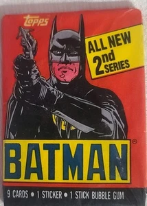 1989 "topps" Batman Cards - 33 Pkgs. - Alle NEUEN und werkseitig versiegelten Wachspackungen -... - Bild 1 von 2