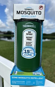 Thermacell Mosquito Repeller Patio Shield Brand New In Box Green - Picture 1 of 5
