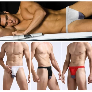 Para hombres Tanga Bolsa Calzoncillos T-Back Bragas Ropa Interior Bikini Sexy Tanga Lencería - Imagen 1 de 45