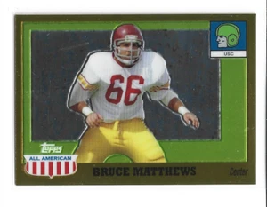 Bruce Matthews-2005 Topps All American Gold Chrome #62 (86/555) - Picture 1 of 2