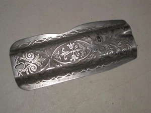 Antique Singer Red Eye Sewing Machine Ornate Face Plate W/screws salvage parts - Picture 1 of 6