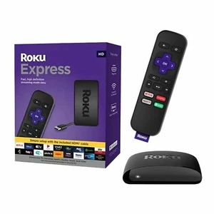 Neu Roku HD TV Streaming Media Player Stick HDMI Express mit Fernbedienung