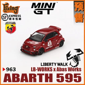 MINIGT 1:64 LB-WORKS x Abas Works ABARTH 595 #49 Diecast Model Car - Picture 1 of 4