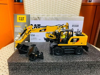 Caterpillar Cat M318F Wheeled Excavator 1/50 Scale DieCast Model DM85508 New Box - Image 1 of 4