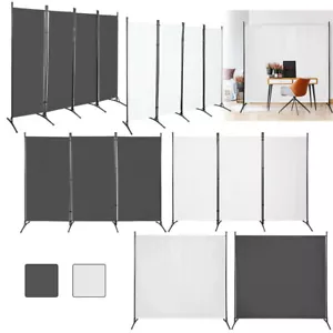 Paravent Raumteiler Sichtschutz Spanische Wand Trennwand Garten Beige Anthrazit - Bild 1 von 12