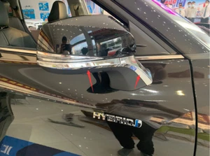 Chrome Side Mirror Decoraction Style Cover Trim For 2020-2023 Toyota Highlander - Picture 1 of 5