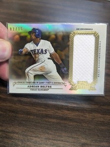 2013 Topps Tribute Adrian Beltre Memoribila 2/15