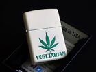 Zippo Lighter ⁕ Vegetarian Cannabis Hanf ⁕ 60003998 ⁕ Neu New ⁕ A766