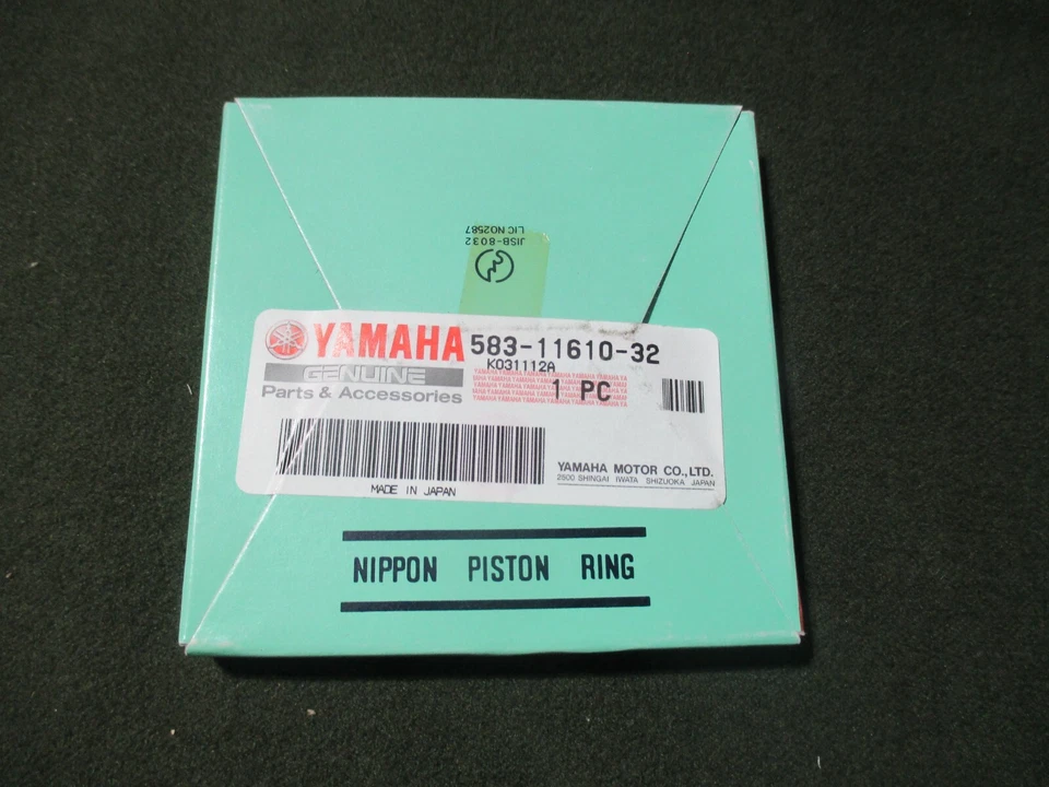 JUEGO DE ANILLOS DE PISTÓN YAMAHA XT500 NOS OEM 3RD OVER 583-11610-32 Foto 1 de 1