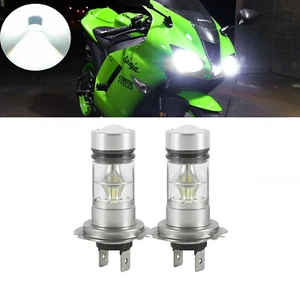 Super White H7 LED Bulbs Headlight For Honda Goldwing GL1800 ABS Goldwing F6B - Picture 1 of 10