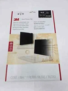 3M Black Privacy Filter For Laptops 14in Widescreen 16:9 PF14.0W9 - Picture 1 of 2