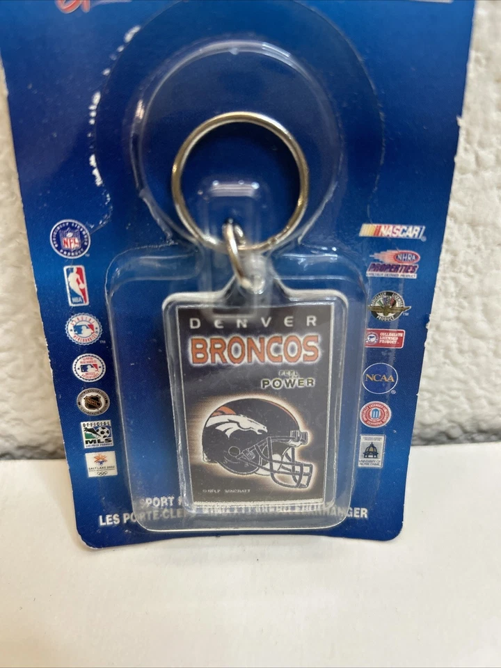 Official NFL Super Bowl XXXVIII 2004 Plastic Keychain by WinCraft *