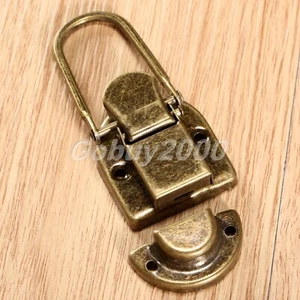 1 / 5 Pcs Antique Retro Latch Clasp Jewelry Box Case Wood Chest Hasp Lock Buckle - Picture 1 of 14