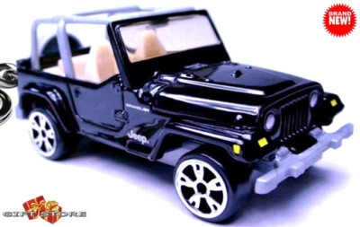 🎁 🇺🇸 🆕 LLAVERO NEGRO JEEP WRANGLER PERSONALIZADO Edición Limitada 💕GRAN GIF💕🎁 Foto 1 de 4