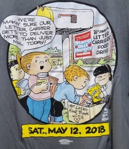 (STAINED) The Family Circus Men's 2XL food bank shirt - Picture 1 of 9