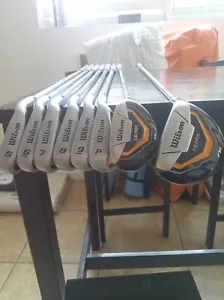 RH Wilson Ultra Golf Club Set of 8 Clubs 5,6,7,8,9,P, FW, HY - Picture 1 of 4