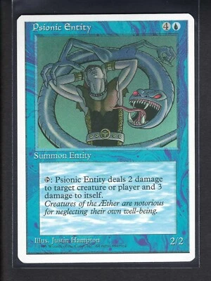 Psionic Entity 4th Fourth Edition – MTG Magic the Gathering Card - Image 1 of 2