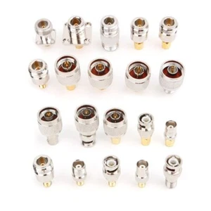 20pcs N Type BNC TNC SMA RF Connector Adapter Kit Test Converter - Zdjęcie 1 z 8