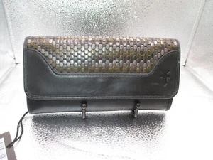 NWT - Frye Melissa Stud Trifold Leather Wallet $178 - Picture 1 of 3
