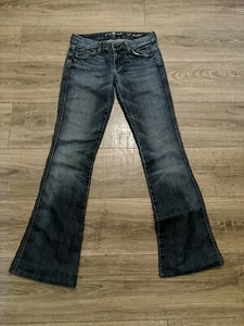 Womens 7 FOR ALL MANKIND Jeans A Pocket Lexie Flare Bootcut Denim Cotton 26 - Picture 1 of 5