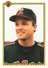 1990 Bowman #287 Kyle Abbott California Angels