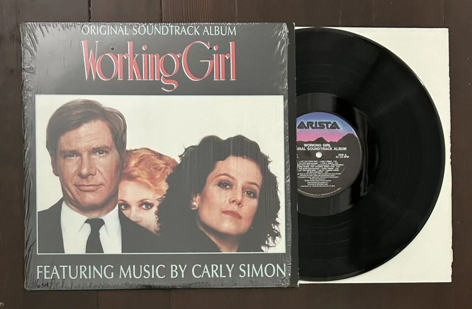 Working Girl movie Soundtrack vinyl record Harrison Ford Carly Simon Sigourney - Image 1 of 1