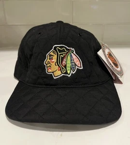 Chicago Blackhawks STARTER The Right Mütze gesteppt isoliert Druckknopflasche neu mit Etikett - Bild 1 von 7